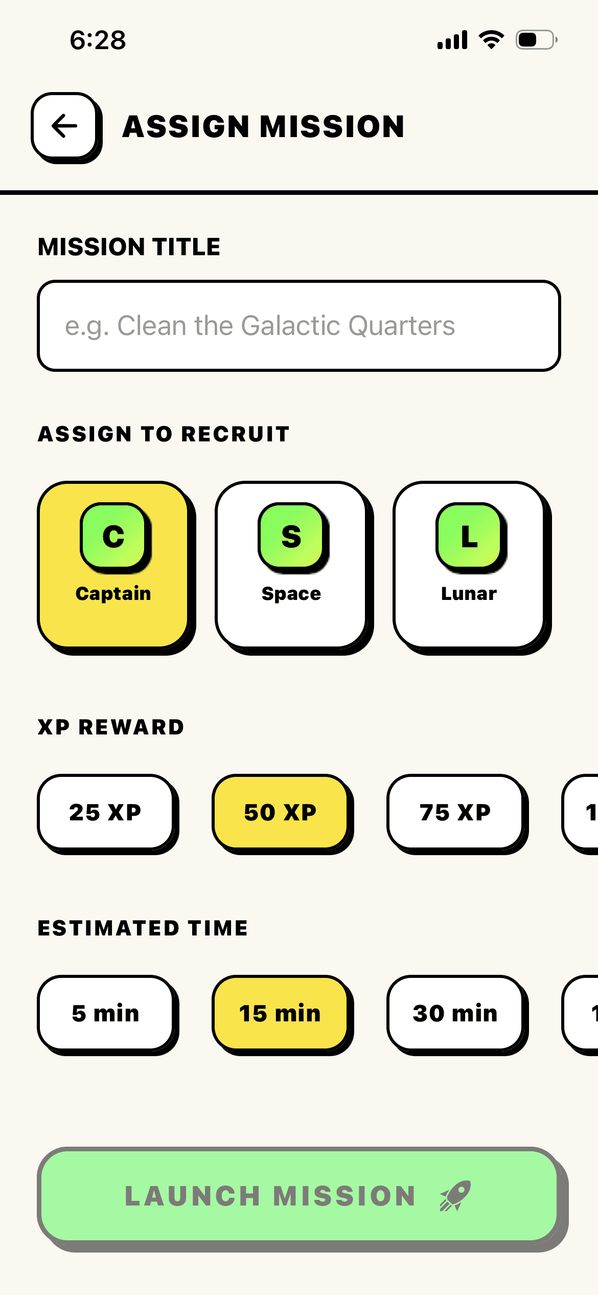 Chore Chronicle App - Task Dashboard